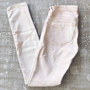 Blank NYC rosé tie dye skinny jeans